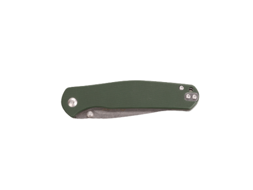 Нож складной Ganzo G6804 зеленый (восстановлен/замена винтов на клипсе)