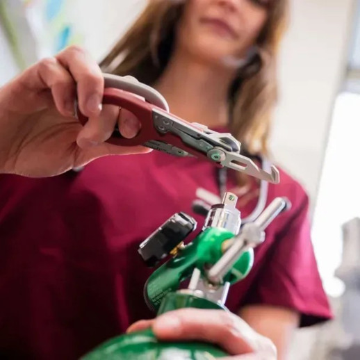 Ножницы Leatherman Raptor Rescue, серо-бордовые, utility чехол