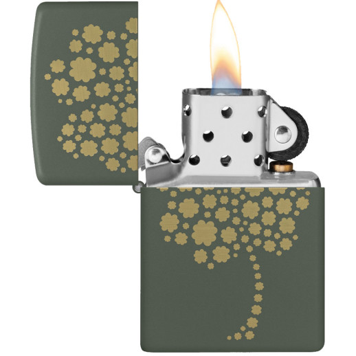 Зажигалка Zippo 221 2022PFF Four Leaf Clover Design 48501