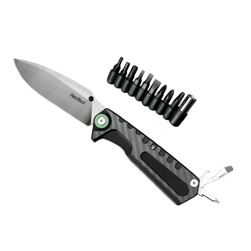 Многофункциональный нож Xiaomi NexTool 3 в 1 NE20021 Black (6945064210863) (открытая упаковка/витринный образец)
