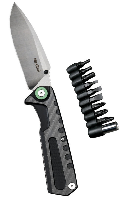 Многофункциональный нож Xiaomi NexTool 3 в 1 NE20021 Black (6945064210863) (открытая упаковка/витринный образец)