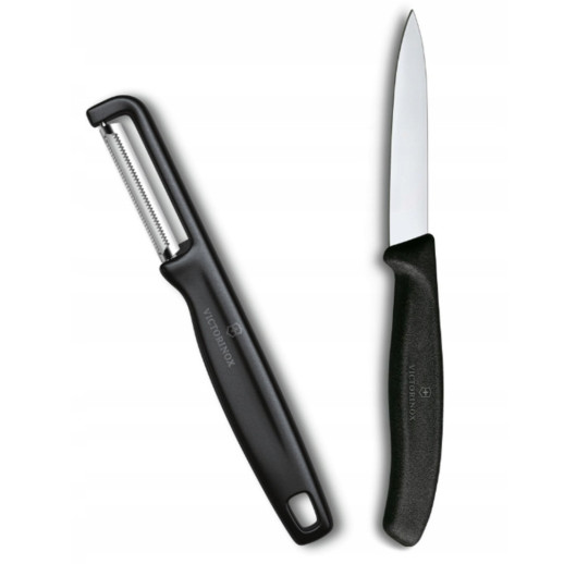Набор для чистки овощей Victorinox Swiss Classic 2шт черн 6.7113.21