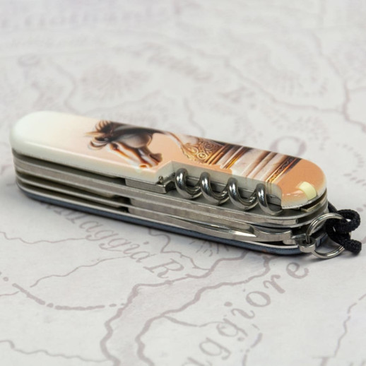 Складной нож Victorinox HUNTSMAN ZODIAC Шахматный конь 1.3713.3.Z5310pk