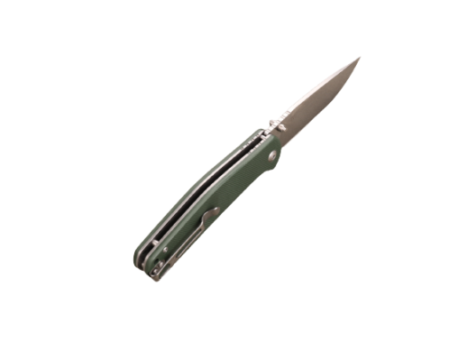 Нож складной Ganzo G6804 зеленый (Открытая упаковка/ремонт фиксатора лезвия)