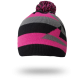 Водонепроницаемая шапка DexShell,  розовая с помпоном (DH352-PS)