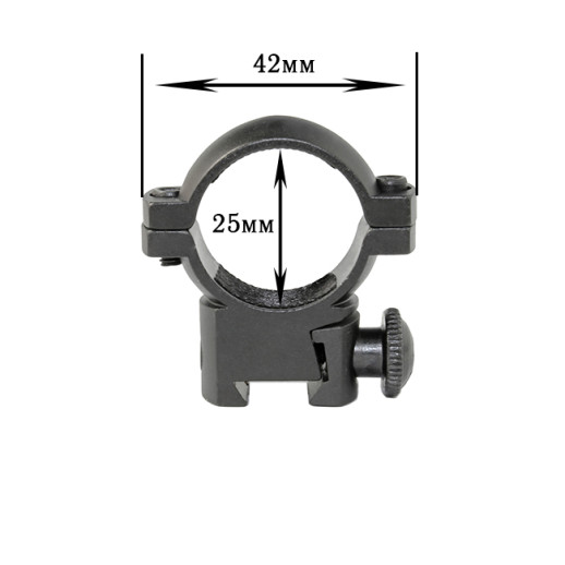 Крепление на оружие для фонаря на планку Вивера 11 мм 25Z (без упаковки)