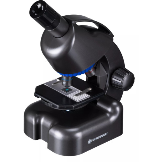Микроскоп Bresser Junior CM-04 100x-900x Black с набором для опытов и адаптером для смартфона (14951) (931504)