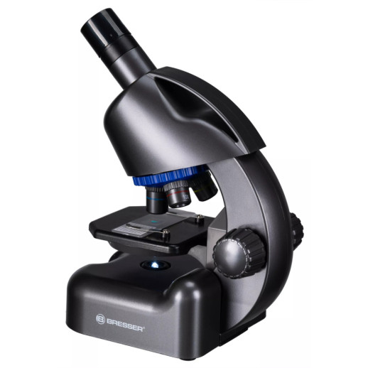 Микроскоп Bresser Junior CM-04 100x-900x Black с набором для опытов и адаптером для смартфона (14951) (931504)