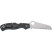 Нож Spyderco Rescue 3, Thin Blue Line, серрейтор black