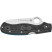 Нож Spyderco Rescue 3, Thin Blue Line, серрейтор black