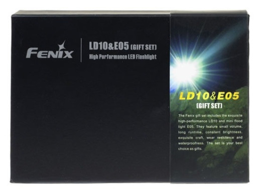 Фонарь Fenix LD10+E05 подарочный набор (витринный образец)