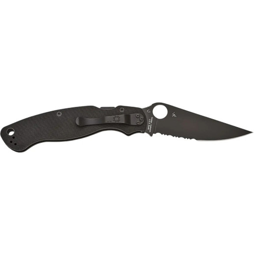 Нож Spyderco Military 2 Black Blade, CPM S30V, G-10 black (C36GPSBK2)