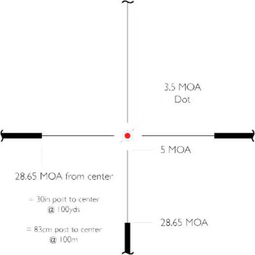 Прицел оптический Hawke Vantage 30 WA 1,5-6х44 сетка L4A Dot с подсветкой