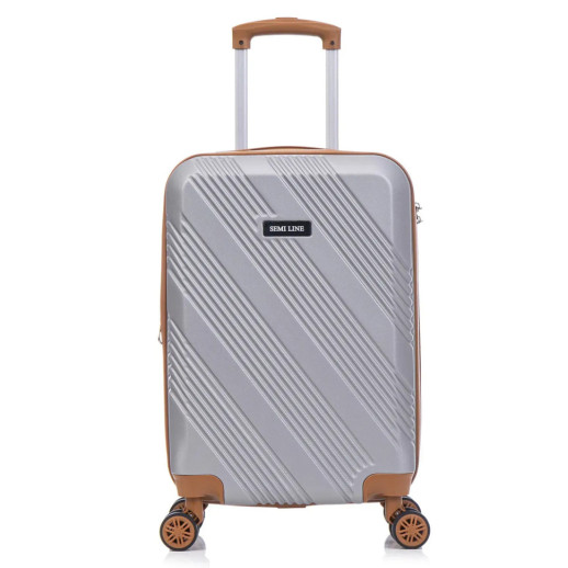 Чемодан Semi Line 20" (S) Light Grey (T5849-1)