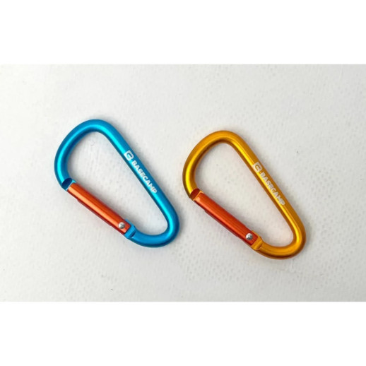 Набор алюминиевых сервисных карабинов Base Camp Delta 6 Straight Set, 2 шт, Blue/Orange (BCP 61416)