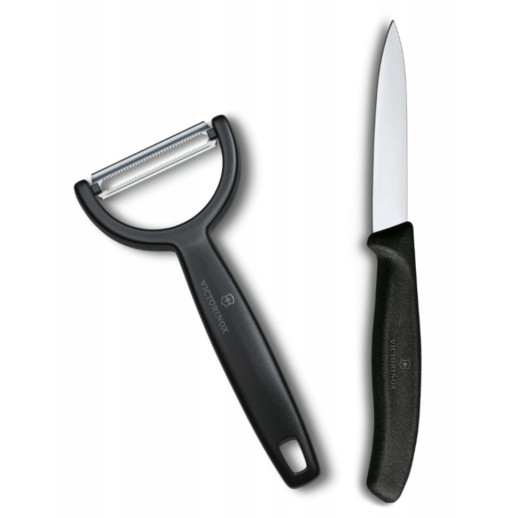 Набор для чистки овощей Victorinox Swiss Classic 2шт черн 6.7113.22