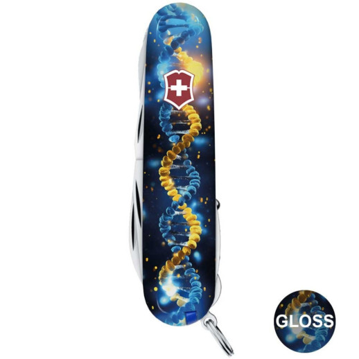 Складной нож Victorinox SPARTAN UKRAINE ДНК Украинца 1.3603.3.T3270pw