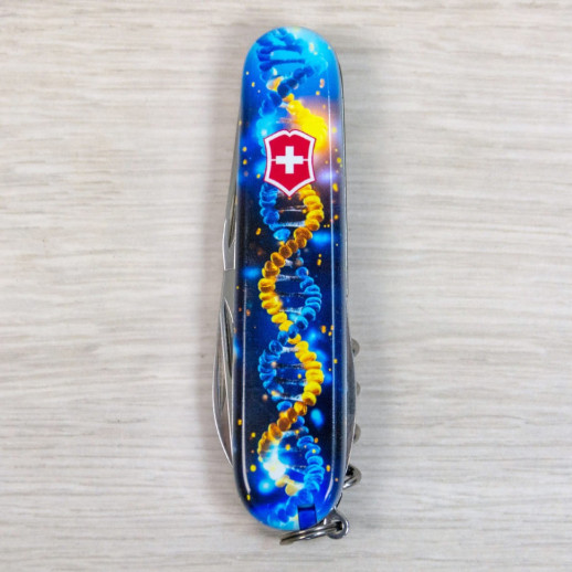 Складной нож Victorinox SPARTAN UKRAINE ДНК Украинца 1.3603.3.T3270pw