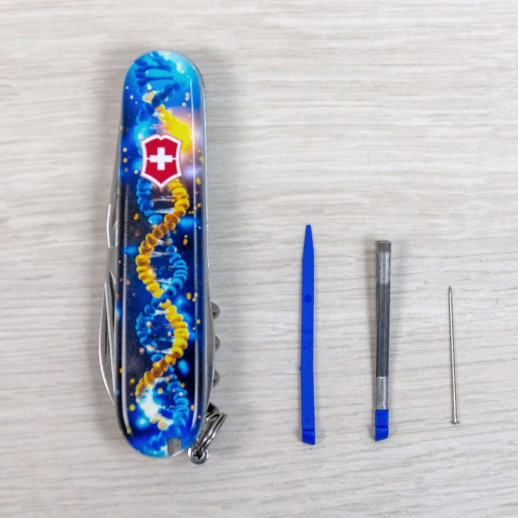 Складной нож Victorinox SPARTAN UKRAINE ДНК Украинца 1.3603.3.T3270pw