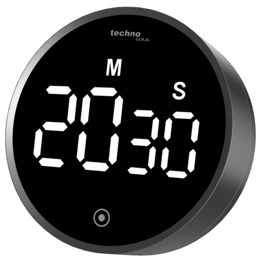 Таймер кухонный Technoline KT600 Magnetic Touchscreen Black (KT600)