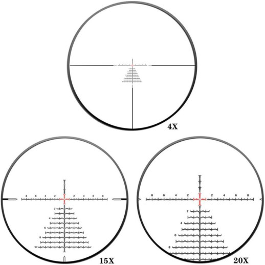 Прицел Discovery Optics ED-PRS 4-20X52SFIR 34mm, с подсветкой (230101)