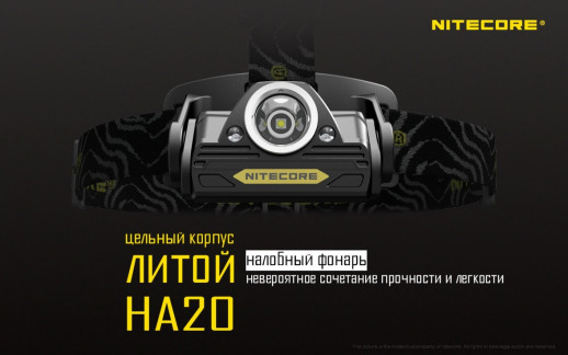 Налобный фонарь Nitecore HA20