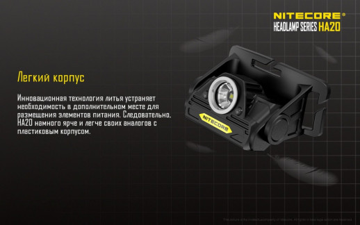 Налобный фонарь Nitecore HA20