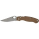 Нож Spyderco Military 2 Sprint Run, CPM 15V, G-10 brown