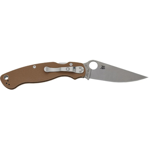 Нож Spyderco Military 2 Sprint Run, CPM 15V, G-10 brown