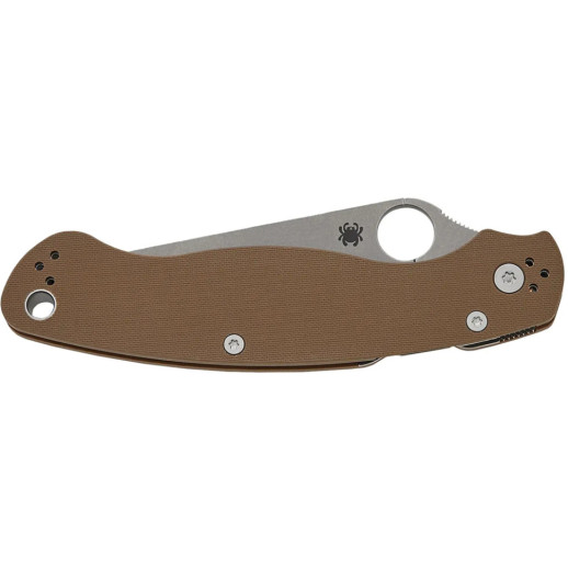 Нож Spyderco Military 2 Sprint Run, CPM 15V, G-10 brown