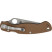 Нож Spyderco Military 2 Sprint Run, CPM 15V, G-10 brown
