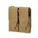 Подсумок Defcon 5 Porta Caricatore Doppio Molle M4/Ak Double 500d Nylon Rip Stop Ct Песочный (D5-M4AK-2CT)