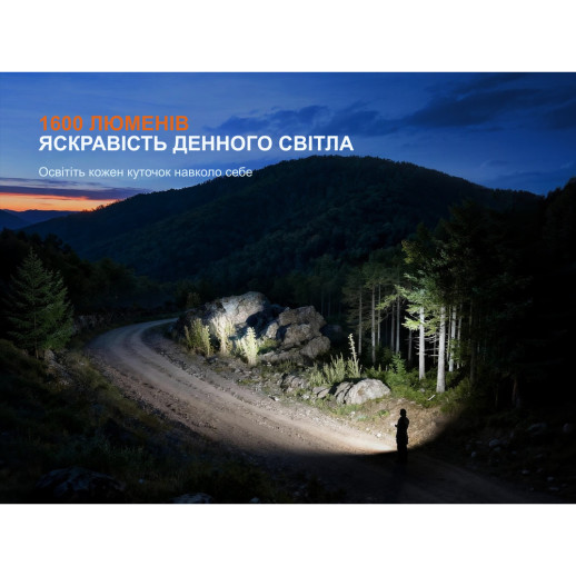 Фонарь наключный Fenix E06R PRO, зеленый