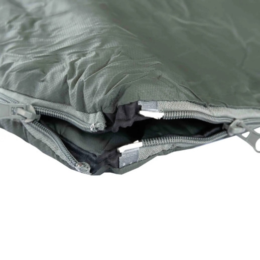Спальный мешок Tramp Airy Light одеяло с капюшом левый yellow/grey 190/80 UTRS-056
