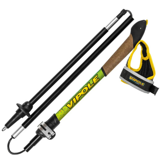 Палки для скандинавской ходьбы Vipole Treveller 130 Green DLX (S25 37)