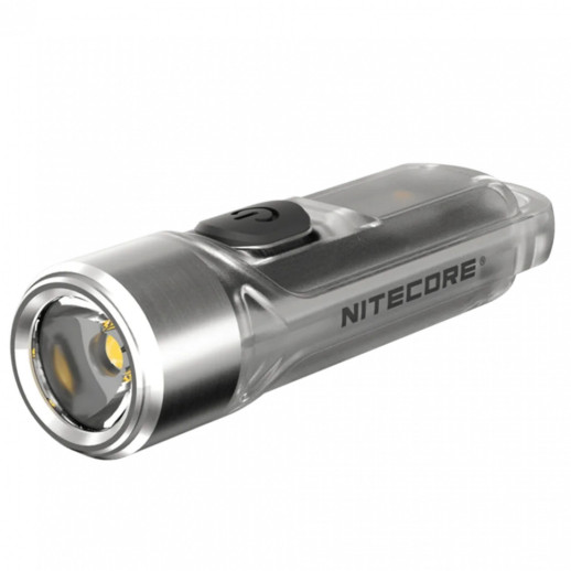 Фонарь наключный Nitecore TIKI GITD Blue (Osram P8+UV, 300 люмен, 7 режимов, USB-С), люминесцентный