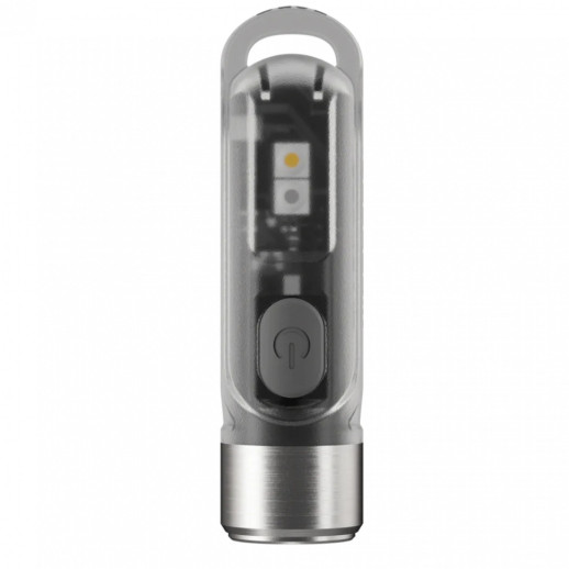 Фонарь наключный Nitecore TIKI GITD Blue (Osram P8+UV, 300 люмен, 7 режимов, USB-С), люминесцентный
