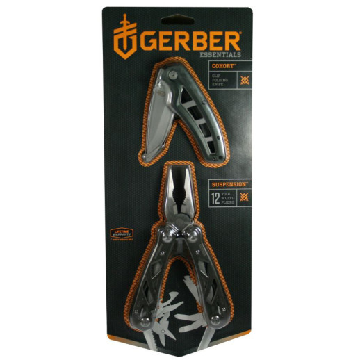 Набор для выживания Gerber Bear Grylls мультитул Suspension + нож Cohort 31-002488 Original