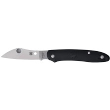 Нож Spyderco Roadie XL, M398, Plastic black