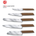 Кухонный нож Swiss Modern Bread&Pastry 22см волн. с орех. ручкой (GB)