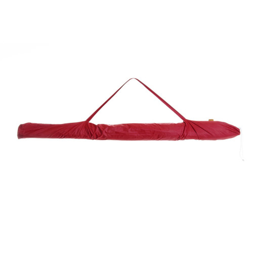 Зонтик пляжный СИЛА с наклоном и клапаном 2,2м (19/22) красный