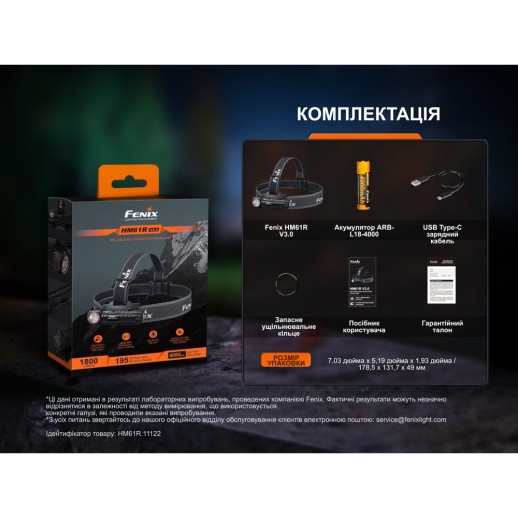 Мультифонарь Fenix HM61R V3.0