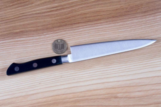 Нож кухонный Tojiro VG10 Clad Steel with Bolster Petty Knife 150mm F-802