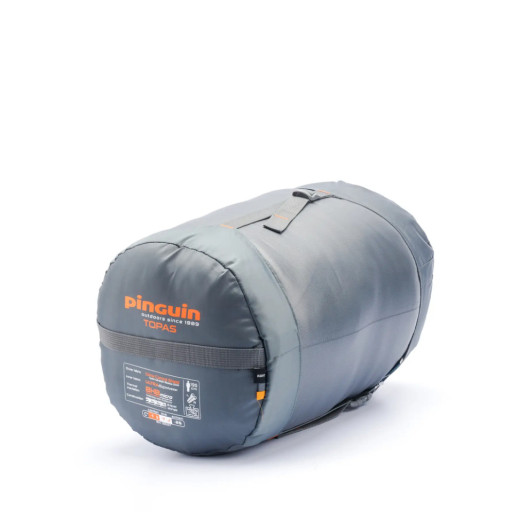 Спальный мешок Pinguin Topas (-1/-7°C), 175 см - Left Zip, Grey (PNG 231786) 2020