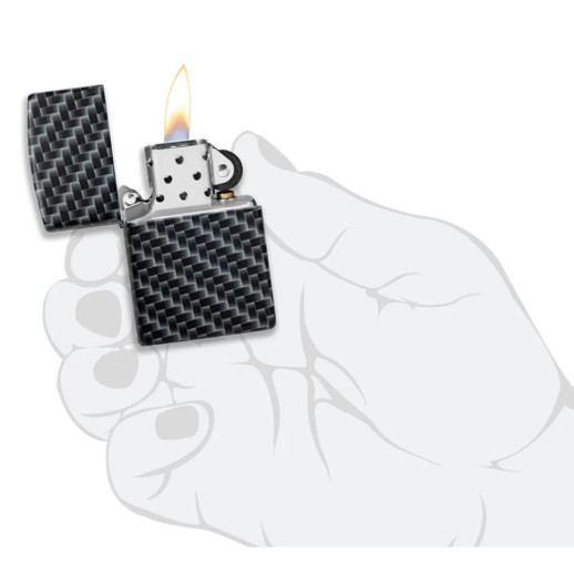 Зажигалка Zippo Carbon Fiber Design 49356