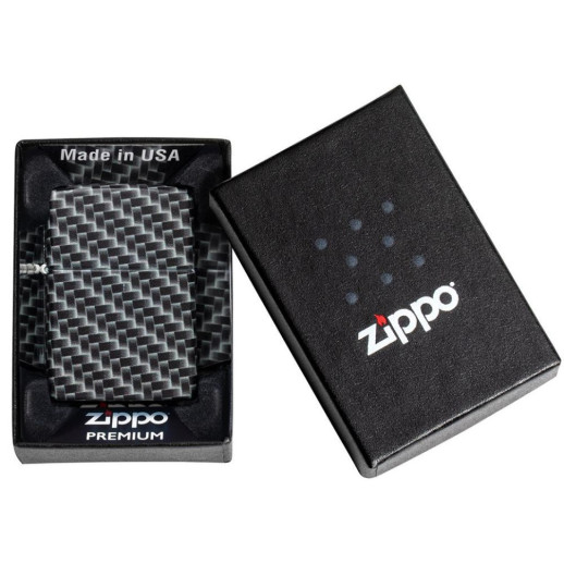 Зажигалка Zippo Carbon Fiber Design 49356