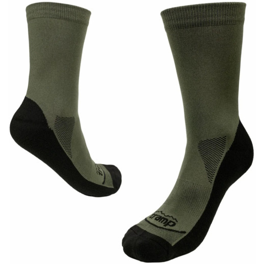 Носки демисезонные Tramp UTRUS-001-black-olive, 44/46