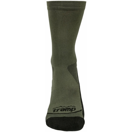 Носки демисезонные Tramp UTRUS-001-black-olive, 44/46