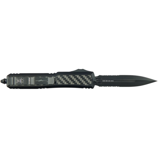 Нож Microtech Makora Double Edge Black Blade Signature Series