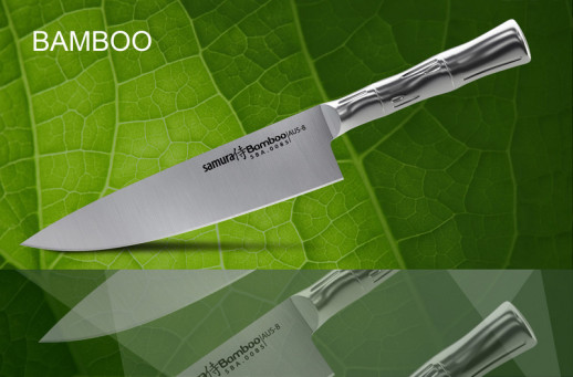 Нож кухонный Samura Bamboo Шеф, 200 мм, SBA-0085